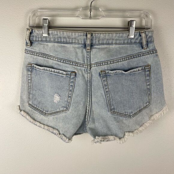 PacSun High Rise Festival Denim Shorts Size 26 EUC - Picture 2 of 6